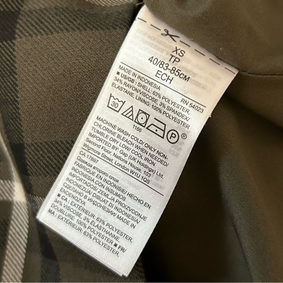 ❤️ Banana Republic Plaid Short Sleeve Dress XS - Picture 7 of 12